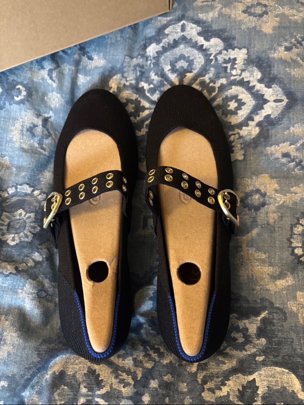 Rothy’s Mary Jane Ballet Flats with Grommet Strap